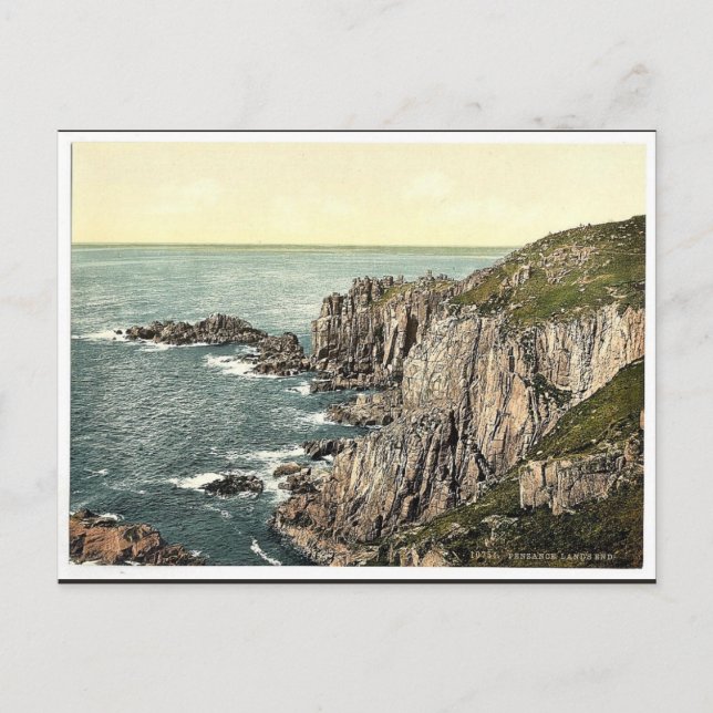 Cartão Postal Penzance, Land's End, Cornwall, England clássico P (Frente)
