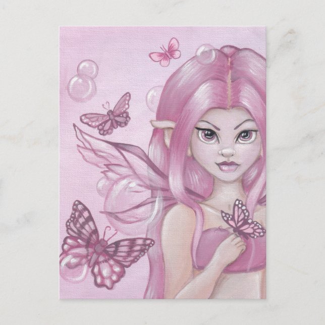 Cartão postal "Peony Fairy" (Frente)