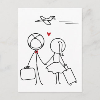 Cartão Postal Pepe e Lulu