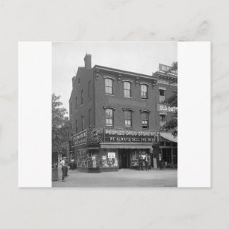 Cartão Postal PePeople Drug Store, 1921