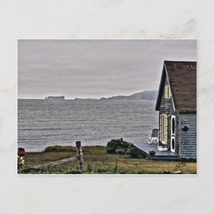 Cartão Postal Pequena casa com vista para o rio São Lourenço