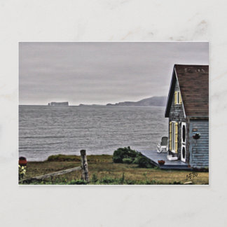 Cartão Postal Pequena casa com vista para o rio São Lourenço