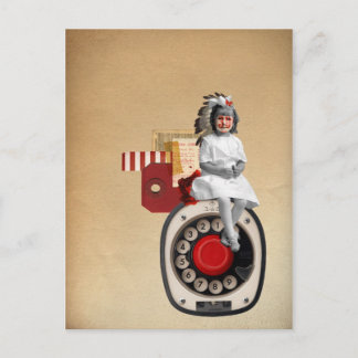 Cartão Postal Pequena Madame