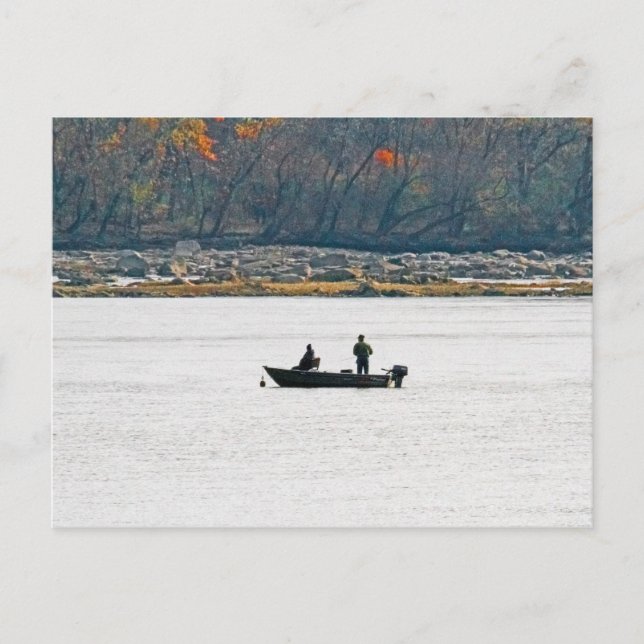 Cartão Postal Pequena Pesca Do Barco (Frente)
