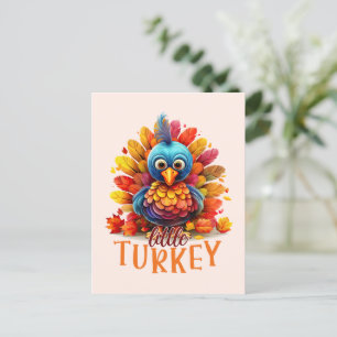 Cartão Postal Pequena Turquia - Estilo de Cartoon Colorido Bonit