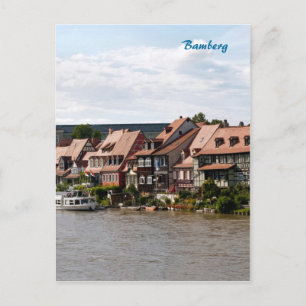 Cartão Postal Pequena Veneza em Bamberg