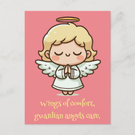 Cartão Postal Pequeno anjo de oração