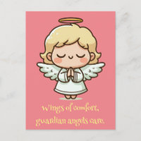 Pequeno anjo orando