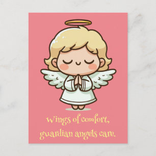 Cartão Postal Pequeno anjo orando
