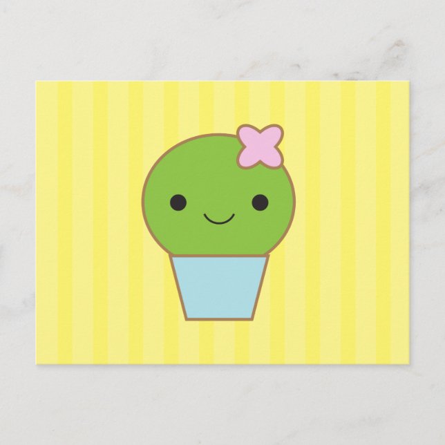 Cartão Postal Pequeno Cacto (Frente)