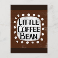 Cartão Postal Pequeno Grão de Café