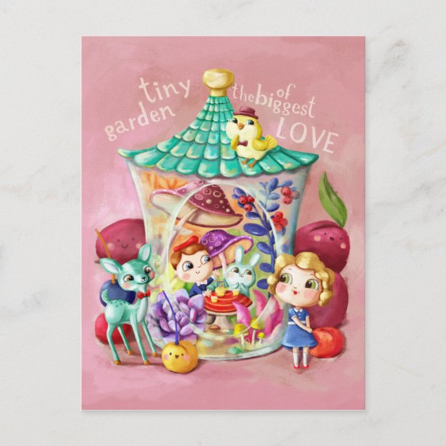 Cartão Postal Pequeno Jardim do Maior Amor (Frente)