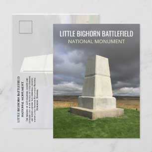Cartão Postal Pequeno Monumento de Burial de Bighorn
