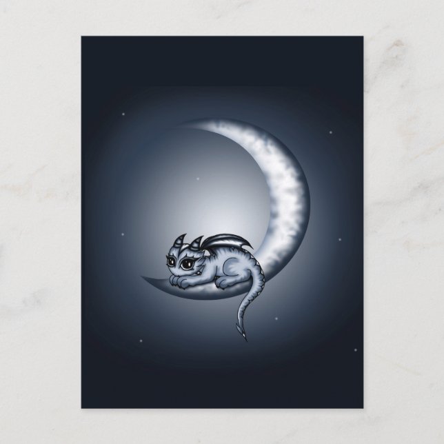 Cartão Postal pequeno Moondragon (Frente)
