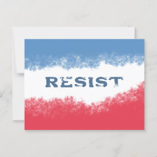 Cartão Postal Pequeno Patriótico resiste político