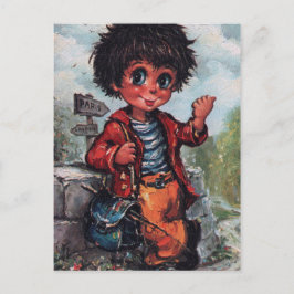 Cartão Postal Pequeno Poulbot stop