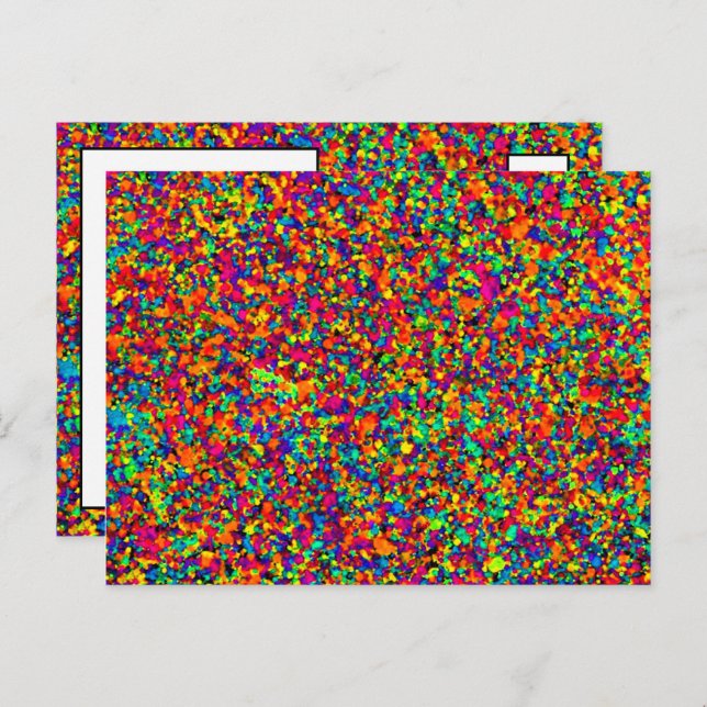 Cartão Postal Pequeno Splatter - Cartão-postal (Frente/Verso)