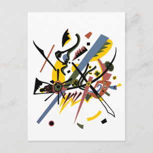 Cartão Postal Pequenos mundos, Vassily Kandinsky em cores digita