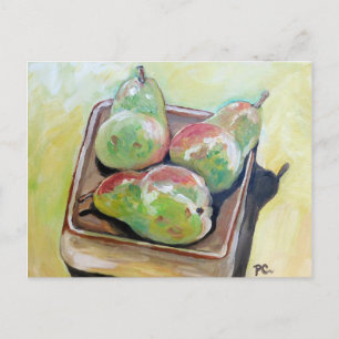 Cartão Postal Peras