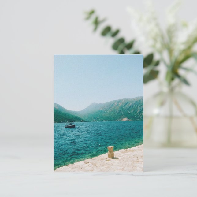 Cartão Postal Perast - Montenegro (Em pé/Frente)