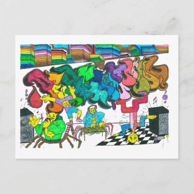 Cartão Postal PercentumHipHop (Frente)