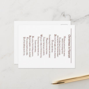 Cartão Postal Perda de um ente querido