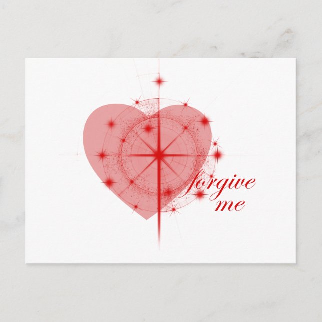 Cartão Postal perdão (Frente)
