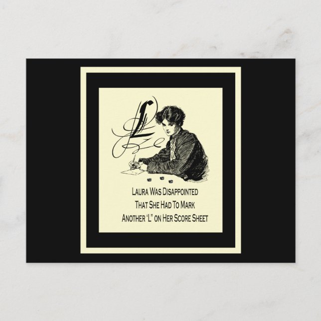 Cartão Postal Perdedor do Bunco (Frente)