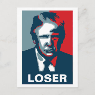 Cartão Postal Perdedor Donald Trump
