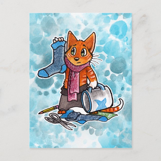 Cartão Postal Perdida na camiseta Ekwara (Frente)