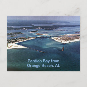 Cartão Postal Perdido Bay de Orange Beach, AL