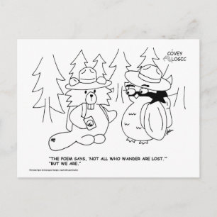 Cartão postal "Perdido" Covey Logic