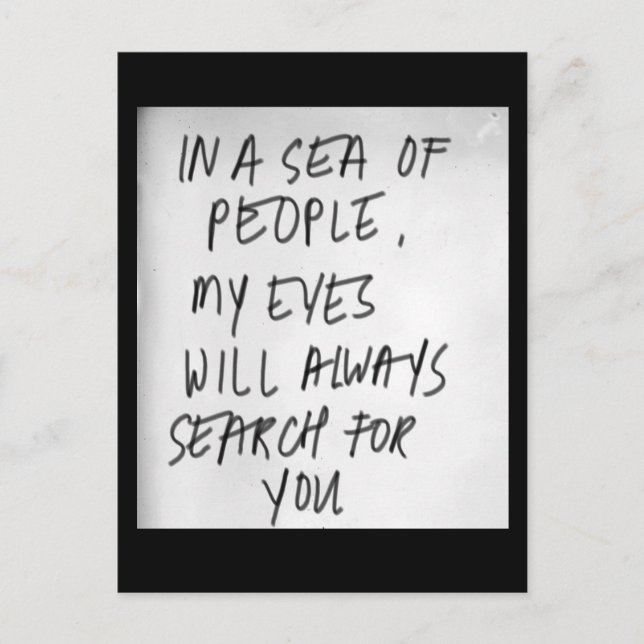 Cartão Postal Perdido no Mar (Frente)