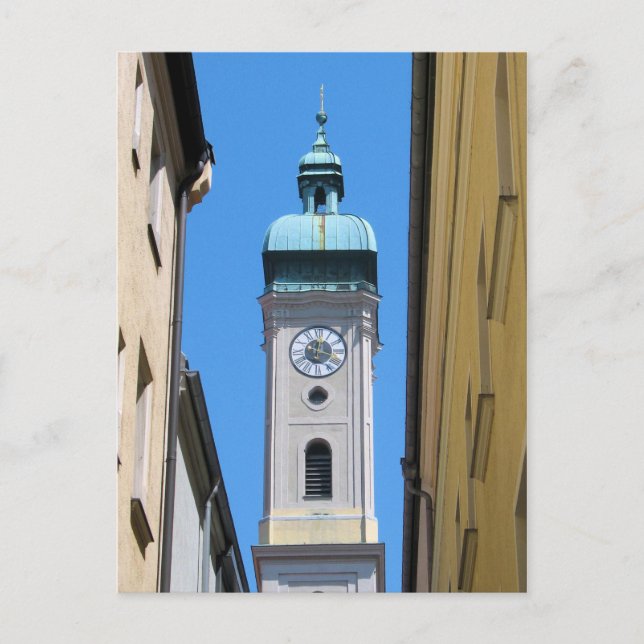 Cartão Postal Perdido no tempo em Munique, Alemanha (Frente)