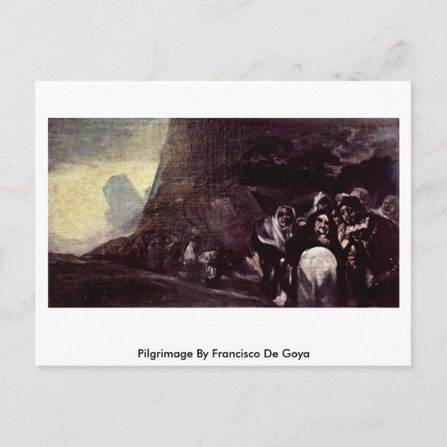 Cartão Postal Peregrinação Por Francisco De Goya (Frente)