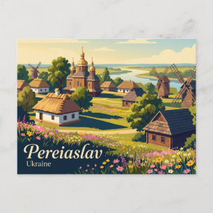 Cartão Postal Pereiaslav Ucrânia