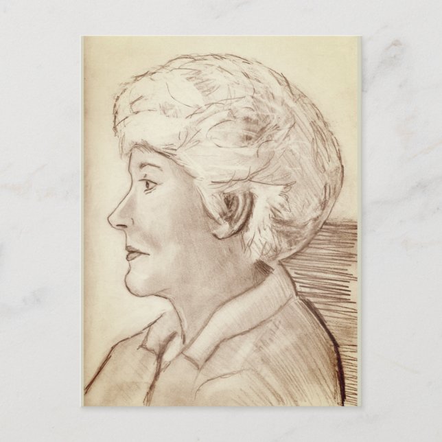 Cartão Postal Perfil da mãe Retrato 2004 (Frente)