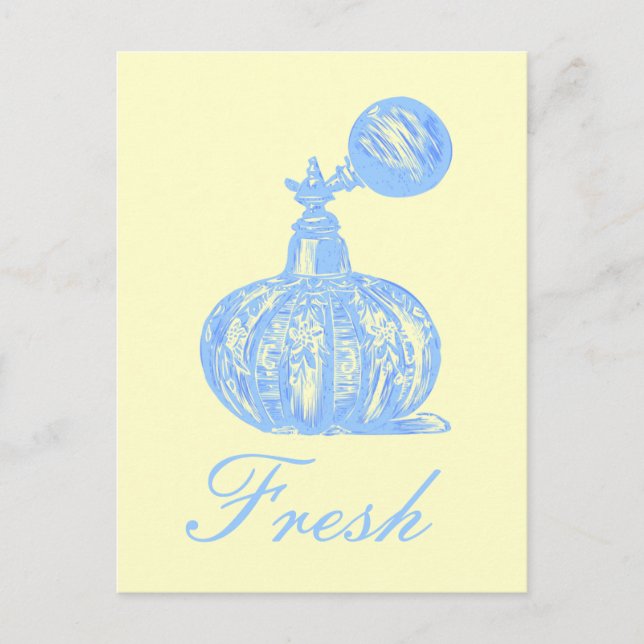 Cartão Postal Perfume fresco (Frente)