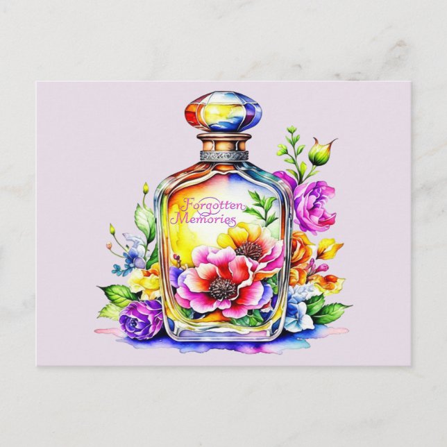 Cartão Postal Perfumes Memórias Esquecidas (Frente)