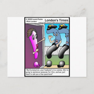 Cartão Postal Pergunta Policial Engraçado Presentes e Camisetas