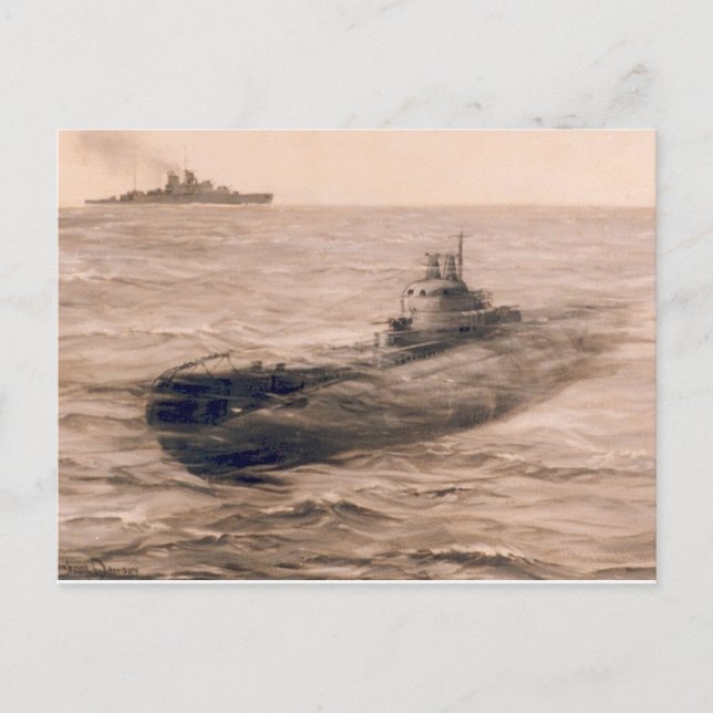 Cartão Postal Perigo à espreita (Frente)