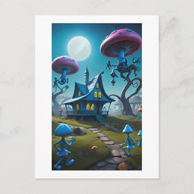 Cartão Postal Perigo De Cima (Frente)