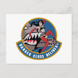 CARTÃO POSTAL PERIGO DE PRÓXIMA ENTREGA VELCRO MORALE PATCH - C