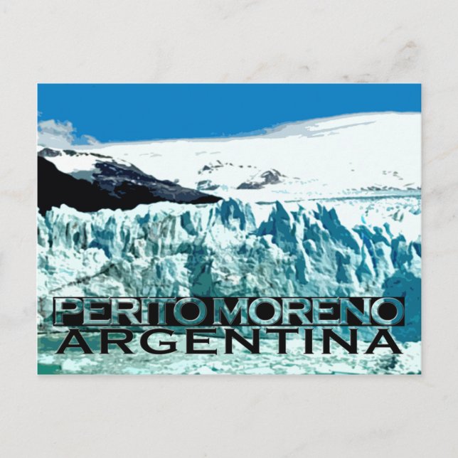 Cartão Postal Perito Moreno (Frente)