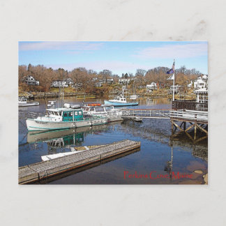Cartão Postal Perkins Cove, Maine - Cartão-postal