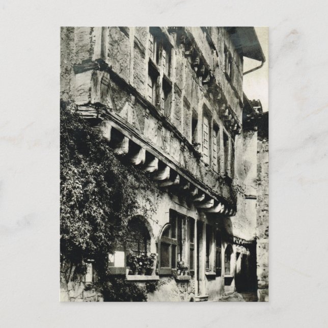 Cartão Postal Perouges, Aln Hostelerie (Frente)