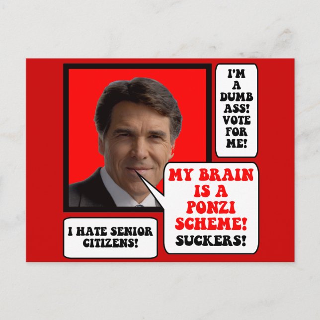 Cartão Postal Perry anti-Rick (Frente)