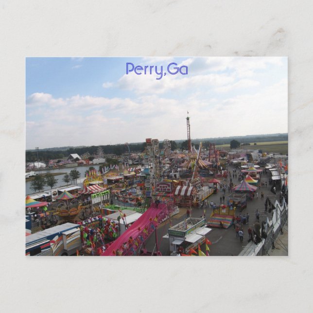 Cartão Postal Perry,Ga (Frente)