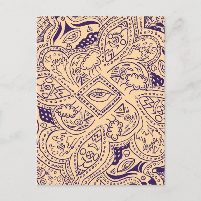 Cartão Postal Persa de Boémia (Frente)