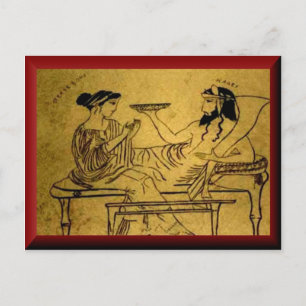 Cartão Postal Persefone e Hades